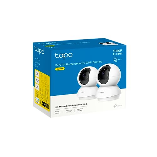 Miniatura 7 de Tapo C200P2 - Cámara IP WiFi 360° Cámara de Vigilancia FHD 1080p,Visión Nocturna, Notificaciones en Tiempo Real, Admite Tarjeta SD,Detección de Movimiento,Control Remoto,Compatible con Alexa