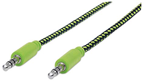 Cable de audio trenzado 6 ft miniatura 3