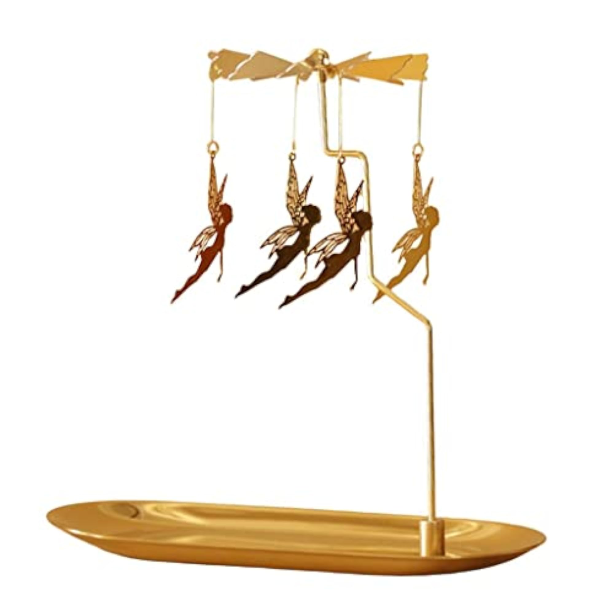 Meri Shopp Rotating Tea Light Holder, Fun Elf Design