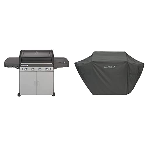 Barbacoa 4 Series Classic Ls Plus En Oferta Campingaz 4 Series Classic Ls Plus Barbacoa A Gas, 4 Quemadores De Acero Inoxidable, 12.8Kw, Sistema De Limpieza Instaclean + Funda Para Barbacoas Premium Xl, Robusta E Impermeable