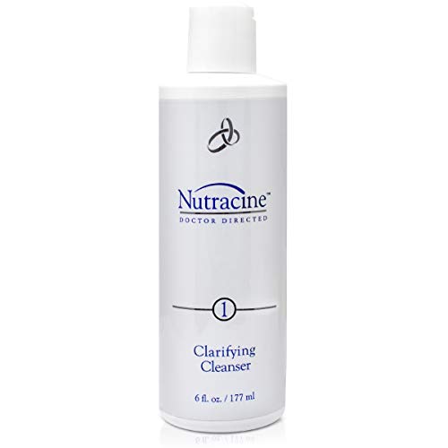 Nutracine Gentle Hydrating Facial Clarifying Cleanser Combines Green Tea antioxidant, anti-inflammatory and fruit extracts to easily remove makeup, deep Impurities (oil and fragrance free). 6fl oz