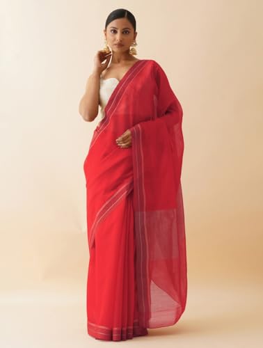 Jaypore chanderi silk saree – image 5