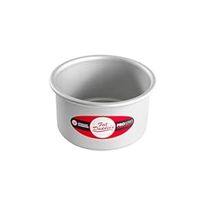 Fat Daddio’S Prd-53 Round Cake Pan, Aluminum, Silver, 5 X 3 Inch