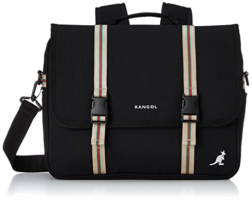 [カンゴール] リュック ロゴ刺繍 3WAY ショルダーバッグ レッスンバッグ サッチェル型 ベージュ ワンサイズ