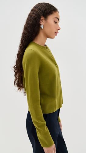 Vince Women's Tipped Half Moon Cardigan4