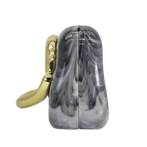 Image of Women Evening Clutch Purse Metal Handle Acrylic Purse Unique Shoulder Bag Causal Handbags for Bride Party Wedding