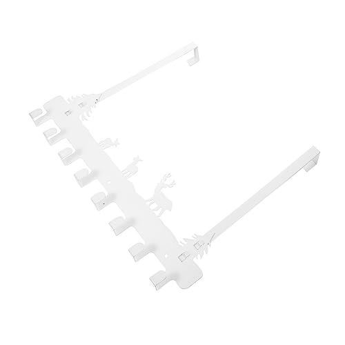 OHPHCALL Door Behind Hanger No Nail Required Versatile Clothing Organizer for Home