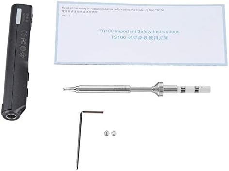 Soldering TS100 Soldering Iron Solder TS100 Mini Portable Programmable Digital Electric Soldering Iron Repair Tool Soldering - (Color: B)
