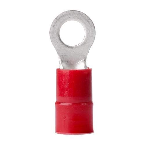 Ancor 222234, 8 AWG, 1/4" Nylon Ring Terminal (10 Packs of 100 pcs)
