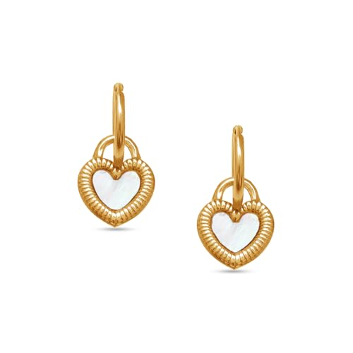 Image of Rubans Demi Fine Stainless Steel Hoop Earrings Daily Gift for Women & Girls