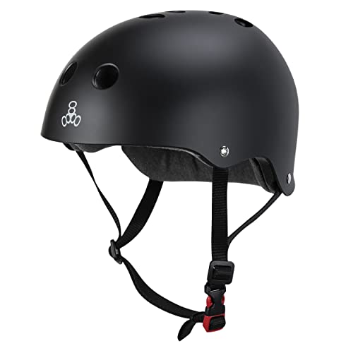 Image of Triple Eight Certified Sweatsaver Helmet for Skateboarding, BMX, Roller Derby, Roller Skating, Inline Skating, Scooter and Bike