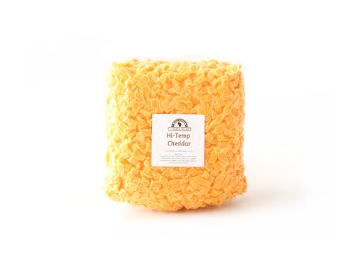 High-Temp Cheddar Cheese 2.5 lbs | (1) 2.5 lb Bag | Authenti...