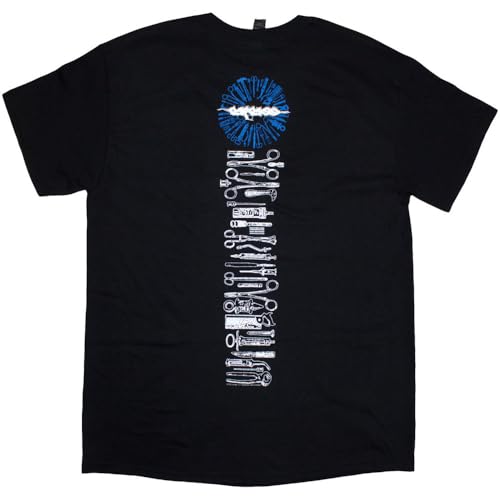 Rock Off officially licensed products Carcass Necro Head T Shirt Size S