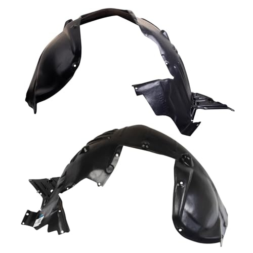 Image of TRQ Inner Fender Liner Set Compatible with 2014-2015 Acura MDX AC1248131 AC1249131