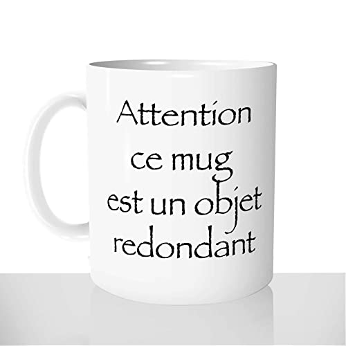 Mug-Cadeau Objet Redondant - Tasse Café Thé Idée Cadeau Original Kaamelott Perceval Karadoc - Noël Anniversaire