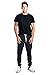 PROGO USA Men's Joggers Sweatpants Basic Fleece Marled Jogger Pant Elastic Waist (Medium, Charcoal (Slanted Pocket))