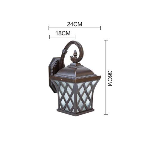 Lampe murale E27 étanche pour résoudre les problèmes de rouille extérieurs - 7