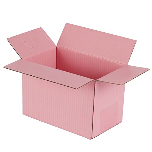 FQWGZ Pink Shipping Boxes for Small Business 25PCS/Pack 5x3x3.5 inches