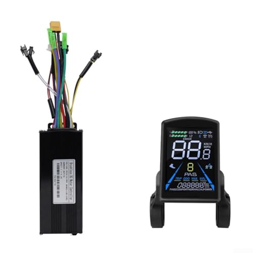 電動モータコントローラ、 36V/48V 30A 正弦波ブラシレスコントローラー(電動自転車用)、S-100 LCDディスプレイ、3モード搭載