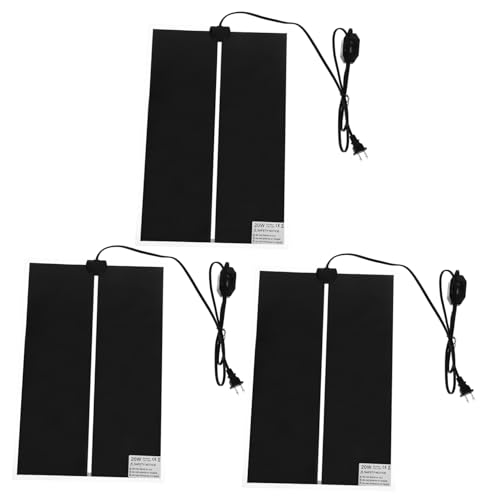 Alfombrilla térmica para reptiles con control de temperatura 3 pcs