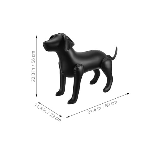 Hund Schaufensterpuppe 2st Haustierbekleidungsmodell Stehender Aufblasbarer Hund Haustier Schaufensterpuppe Stehende Aufblasbare Hunde Für Hundekleidung Stehendes Hundemodell PVC