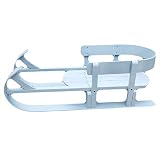 DANADESK Infant sled for Snow, Wood Toddler to-Boggan Children ski Solid Wooden Sleigh Sledge Grass