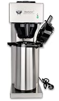 Beeketal 'BGK2-T' Gastro Edelstahl Filterkaffeemaschine mit 2,0l Pump-Thermoskanne (doppelwandig) und Warmhaltefunktion, Gastronomie Korbfilter Kaffeemaschine inkl. 10 Stk. Papier Korbfilter – Ansicht 1