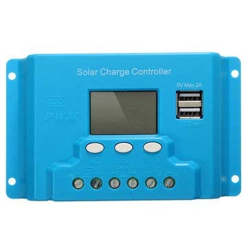 3NH 10A Lcd Solar Panel Charge Controller Battery Regulator 12V/24V With Dual Usb
