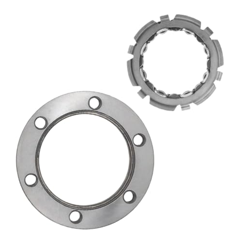 Motorcycle Starter Clutch Assembly with One Way Bearing Compatible with YBR250 All Models (Replaces 1S4-15515-00-00, 5BP-15590-00-00)(Starter Clutch)