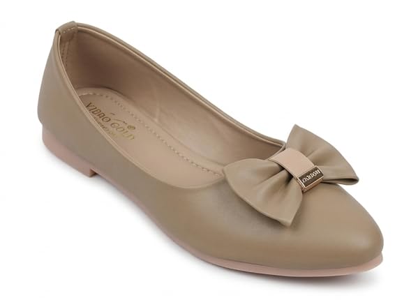 Women's Ballet Flats with Bow Accent - Comfort Slip-On Ballerina Shoes, Soft Cushion Sole Everyday Casual Loafers-picture-11