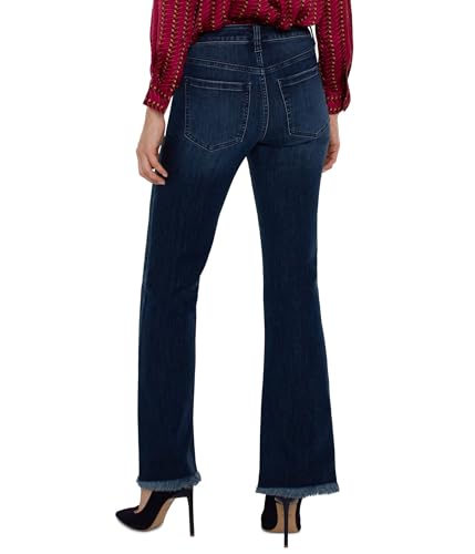 Liverpool Women's Hannah with Welt Pockets and Front Seam Detail Eco Stretch Denim in Mount Dora2