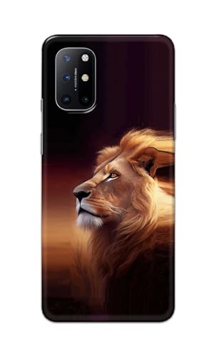 Image of PRINTFIDAA Printed Hard Back Cover Case for OnePlus 8T | OnePlus 8T+ 5G Back Cover (Danger Lion) -112