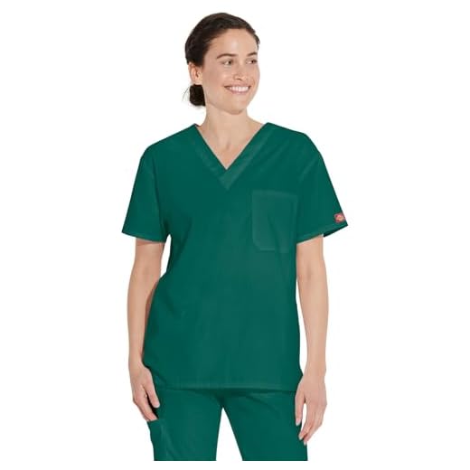 Dickies Unisex Oberteil mit V-Ausschnitt, Hunter, Mittel