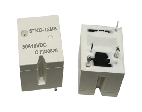 Relé STKC-12MS KC-1A-12V-30A con 4 pines para relés de coche y automatización