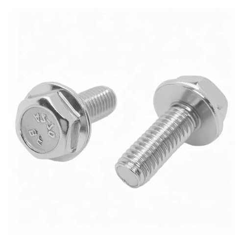 Tornillos de brida hexagonal M6 antiaflojamiento para soportar vibraciones industriales
