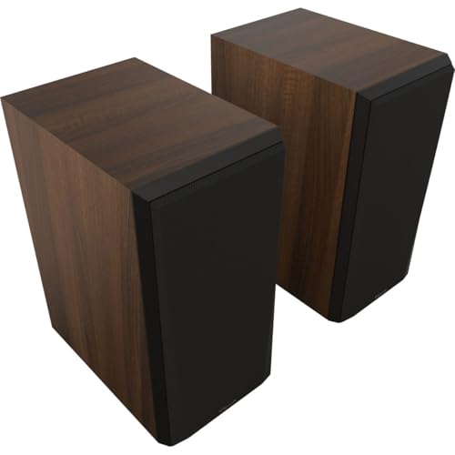 Image of Klipsch Reference Premiere RP-600M II Walnut Bookshelf Speakers