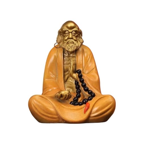 Statues Bouddha salon en métal artisanat adoration et feng shui