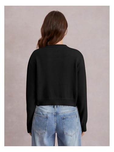 Image of SOLY HUX Women's Button Down Cropped Lightweight Cardigan Sweater Cute Fall Fashion 2026