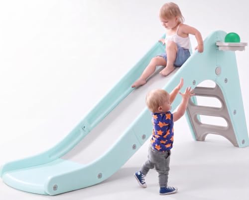 Toddler Indoor Slide, Foldable Baby Climber Playset with...