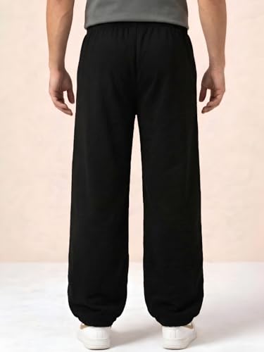 Tedwoods Men’s Dragon Print Baggy Pants Black - Image 3