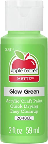 Image of Apple Barrel Glow-In-The-Dark Acrylic Paint (2 Ounce), 20486 Green