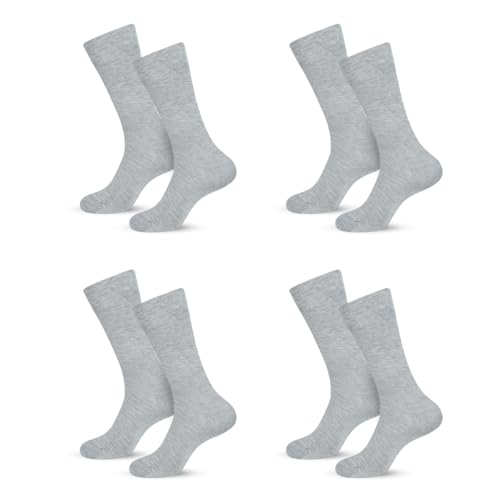 Men Dress Socks Moisture-Wicking Cotton Blend, Soft & Breathable, Enhanced Elasticity, Office & Casual Use