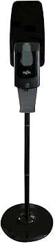 Zogics Touch-Free Automatic Gel Hand Sanitizer Dispenser Floor Stand Hand Sanitizer Container with Touch-Free Sensors Black