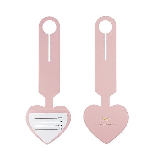 スーツケース 荷物 ハートタグ シンプル バッグ ペンダント 名前 住所 招待状ラベル 手荷物 バックパック タグ トラベル アクセサリー トラベルのサムネイル