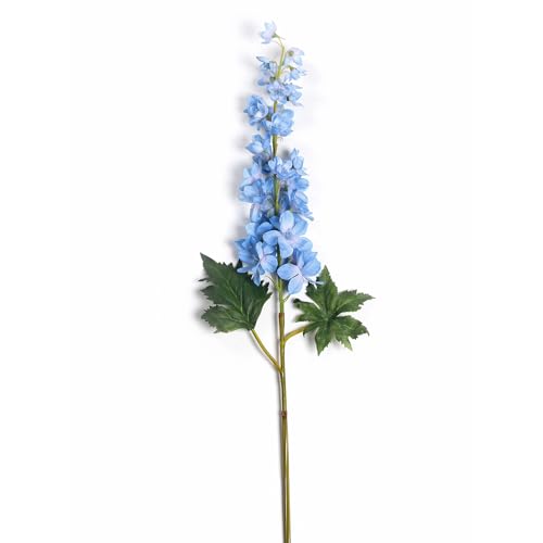 Image of PURE HOME + LIVING Dark Blue Faux Delphinium Spray 1 Piece