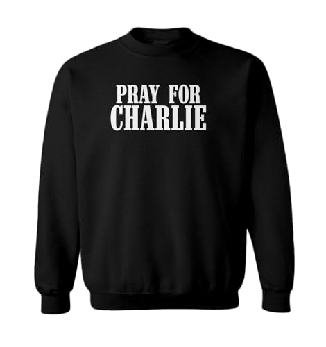 Tcombo Pray for Charlie - Political Activist Toddler Fleece Crewneck Sweater