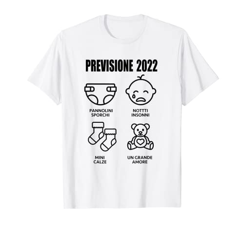 Previsión 2022 para mamá y papá en espera Camiseta