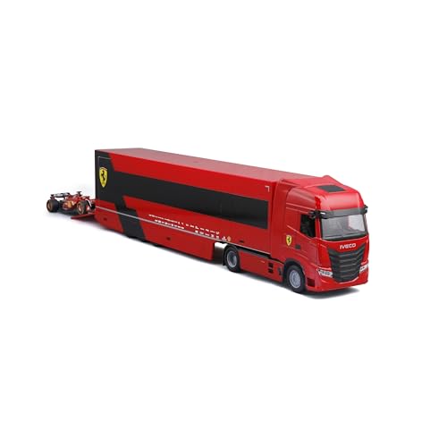Bburago 1:43 SFR Iveco Cab + 1 SFR SF-24 Leclerc miniatura 2