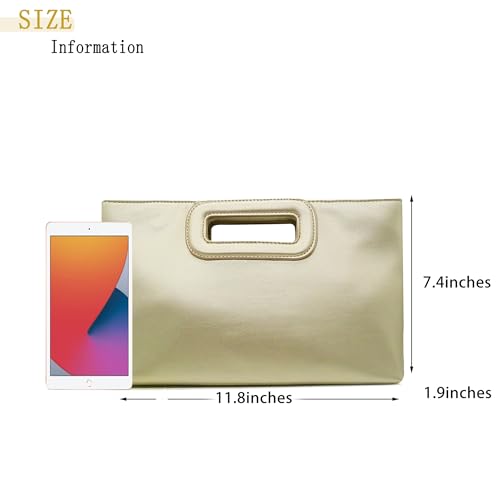 Image of Top Handle Straw Clutch Purses for Women Summer Evening Handbag Vacation Handbags Raffia Woven Beach Bags
