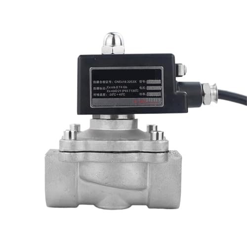 Électrovanne 3/8 24VDC en acier inoxydable SS304 normalement fermée - 5